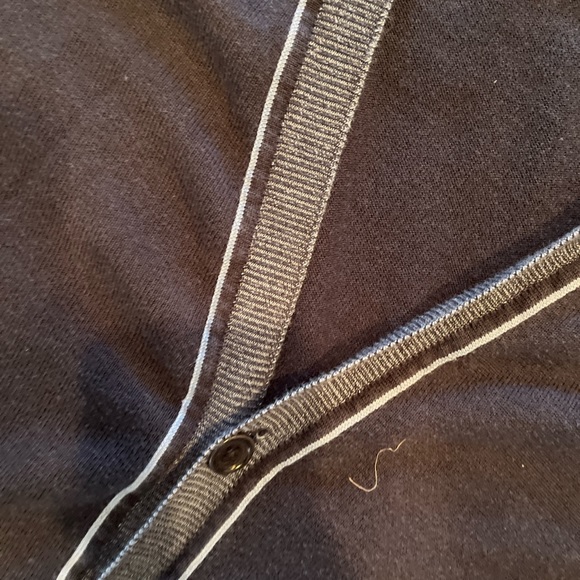 Perry Ellis Navy Blue Cardigan - Picture 2 of 4